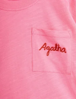 Agatha Broderad Långärmad T-shirt