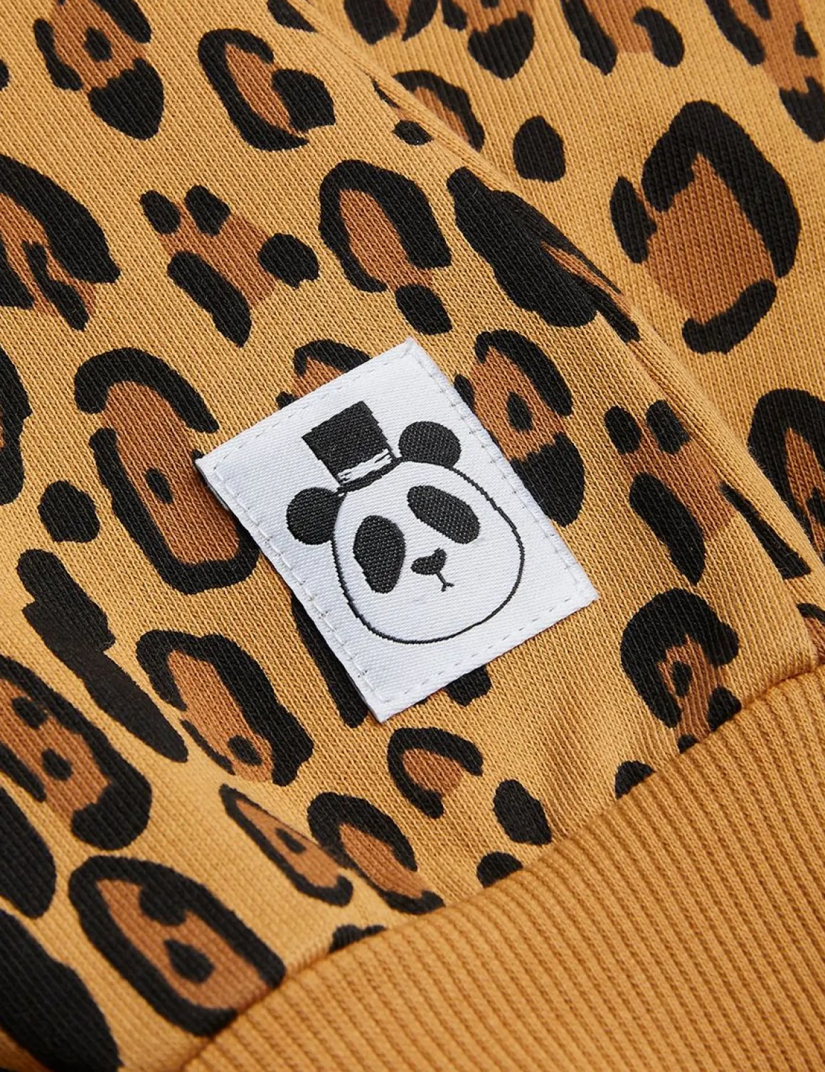 Basic Leopard Baby Sweat Set