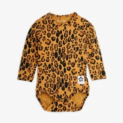 Basic Leopard Långärmad Body