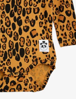 Basic Leopard Långärmad Body