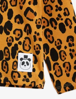 Basic Leopard Långärmad T-shirt