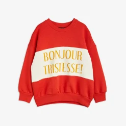 Bonjour Tristesse Sweatshirt Röd