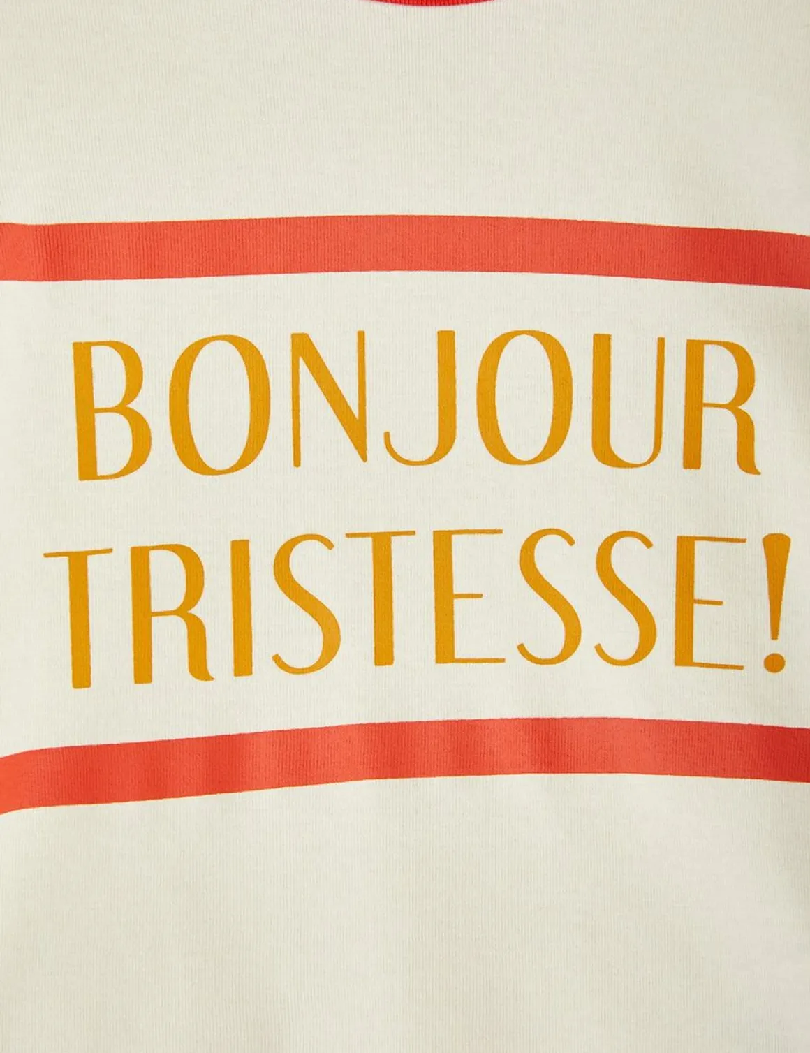 Bonjour Tristesse T-Shirt Röd