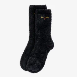 Cat Eyes Lurviga Strumpor Svart