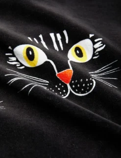 Cat Face Onesie i Velour