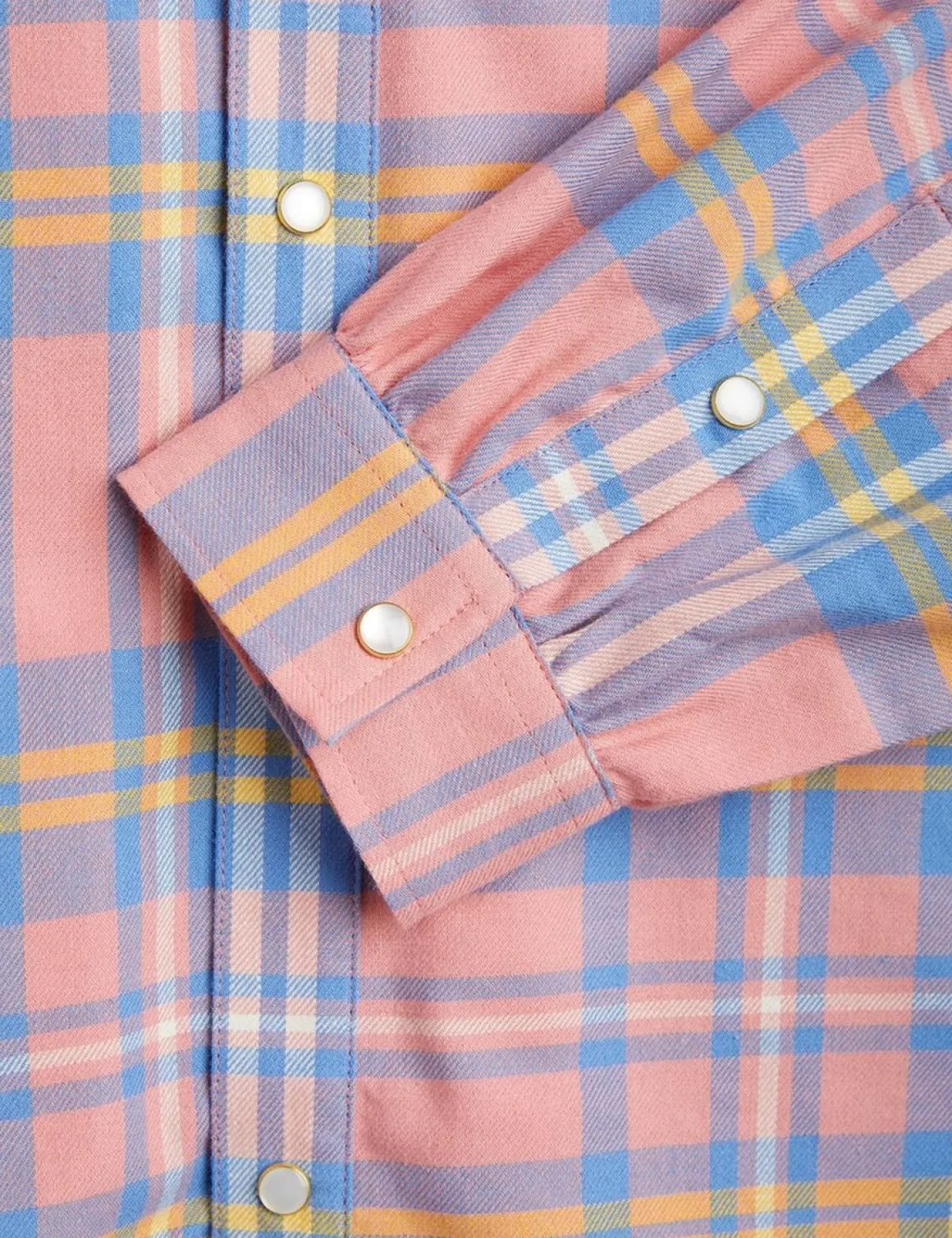 Check Vuxen Vävd Flanellblus
