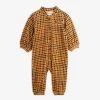 Dog Broderad Velourjumpsuit för Baby