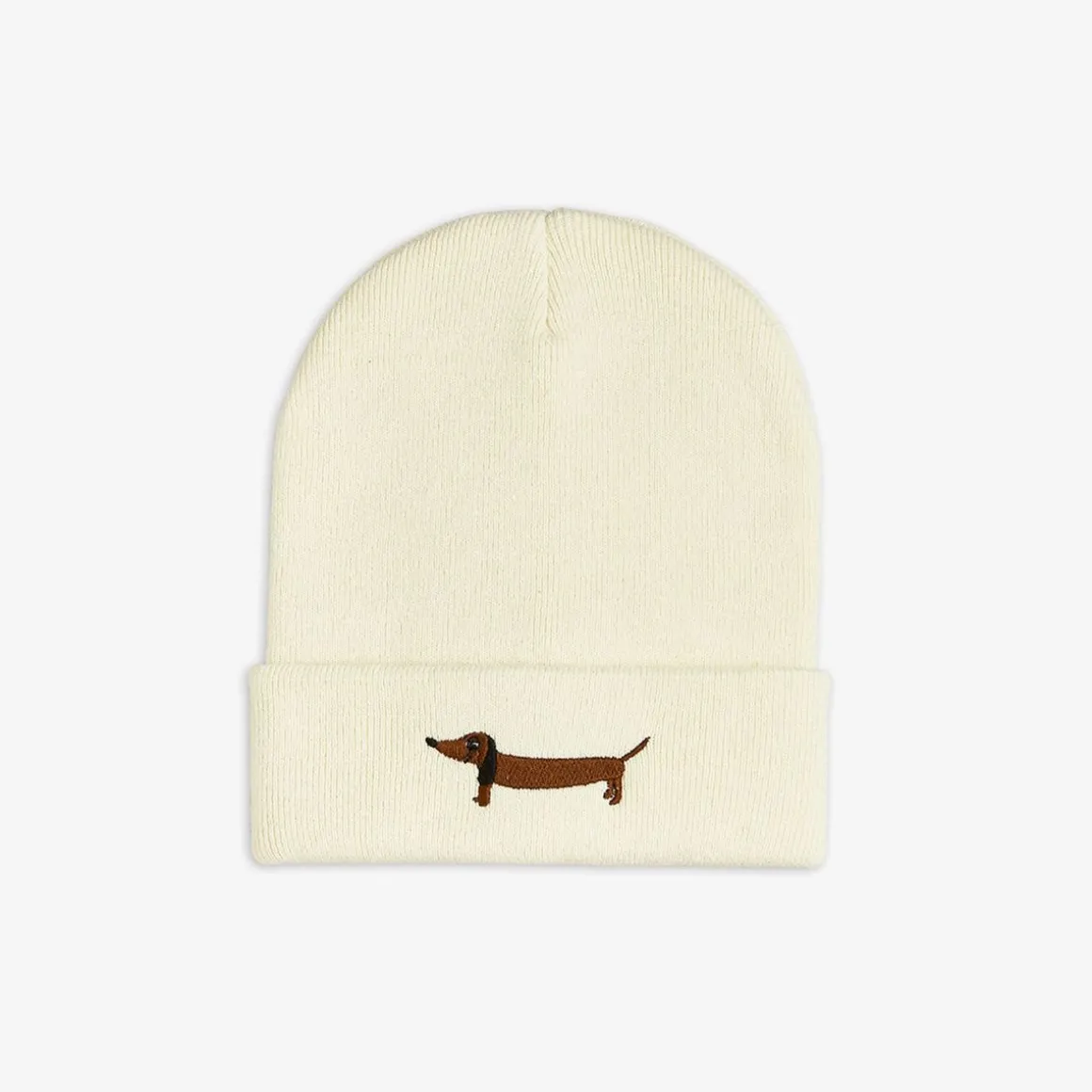 Dog stickad beanie