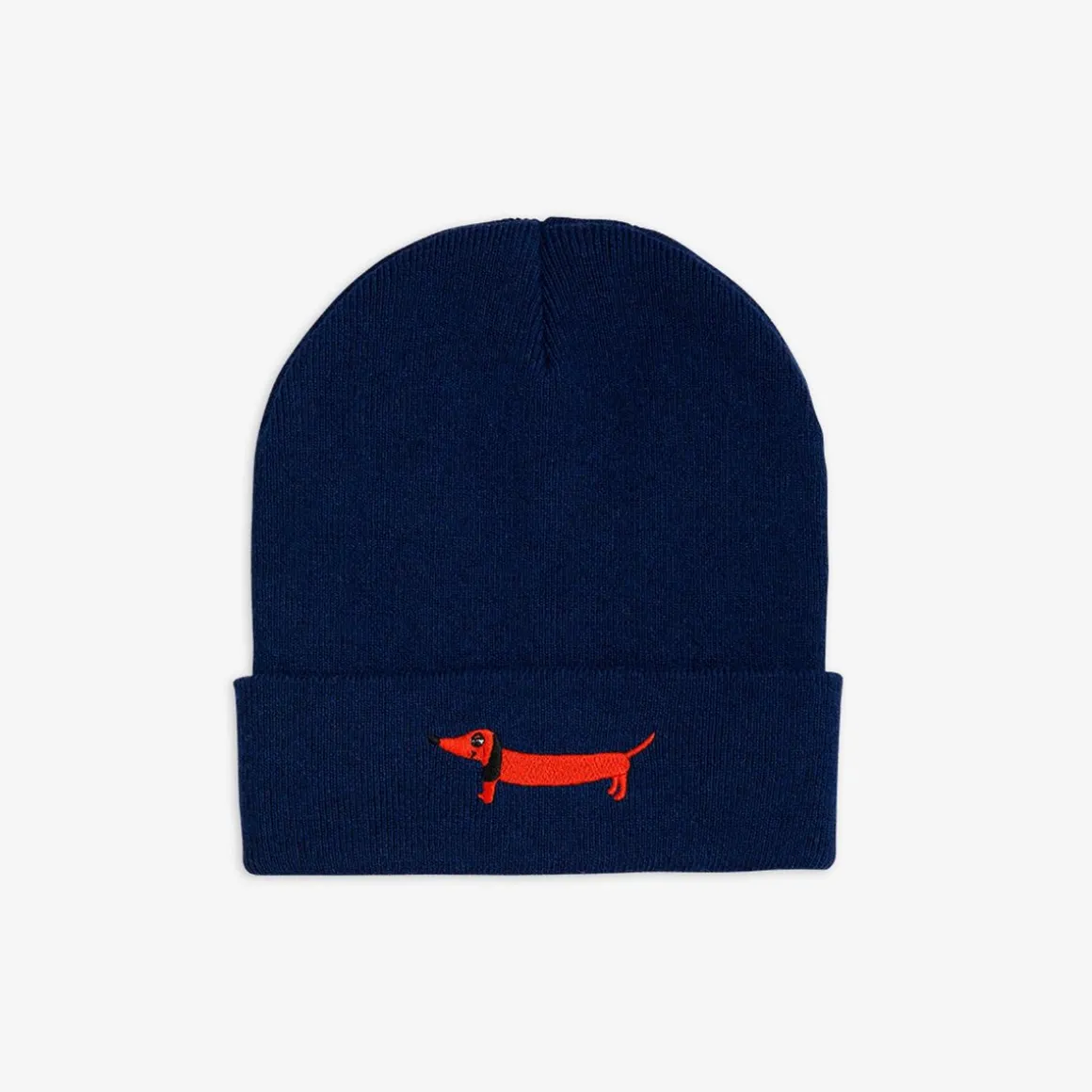 Dog stickad beanie