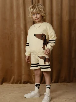 Dog Stripes Sweatshorts