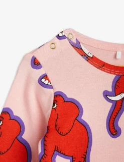 4 Elephants Baby Jumpsuit Rosa