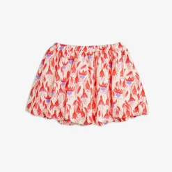 Fuchsia Vävd Ballongkjol