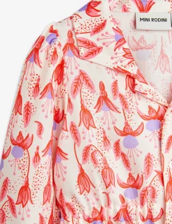 Fuchsia Vävd Blus