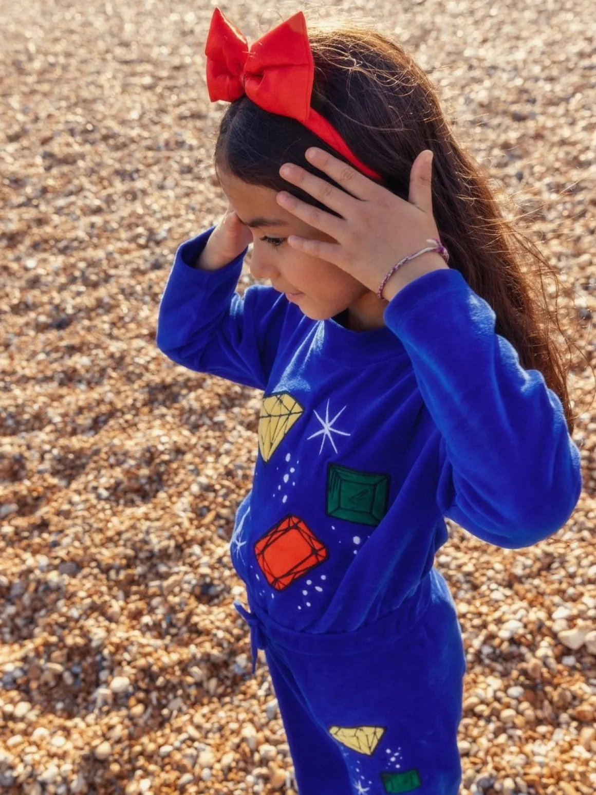 Jewels Velour Sweatshirt