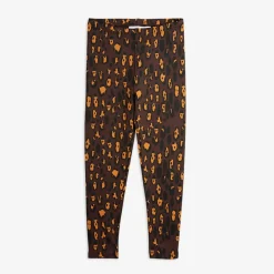 Leopard Borstade Leggings