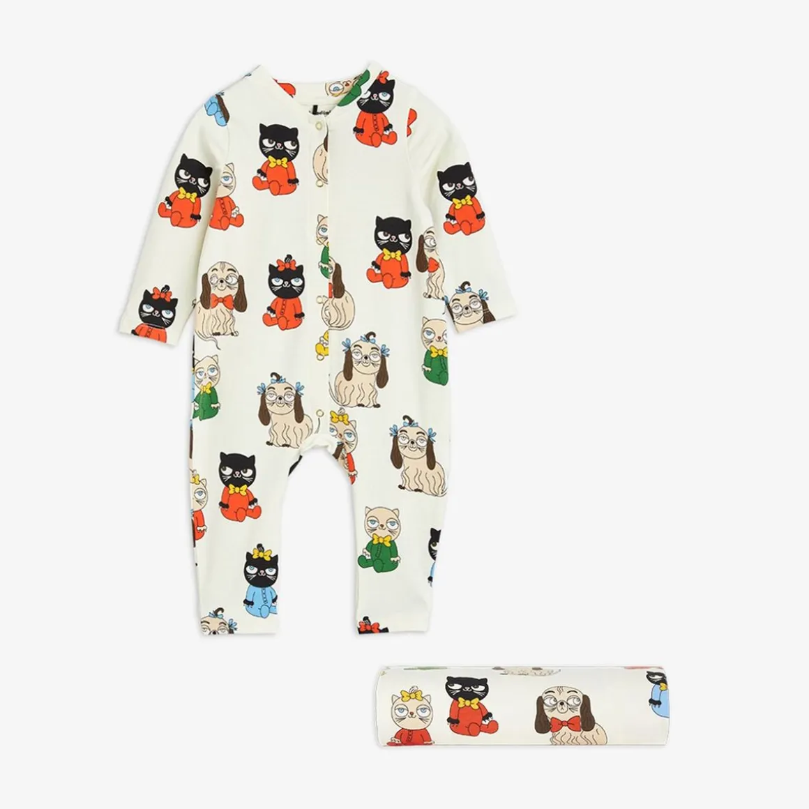 Mini Babies Jumpsuit och Babyfilt Set