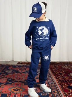 Mini Rodini Society Broderade Sweatpants