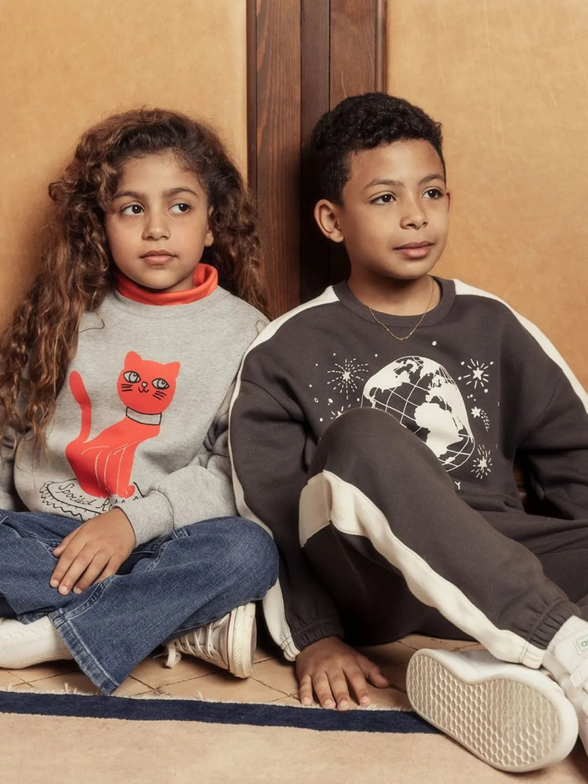 Mini Rodini Society Panel Sweatpants