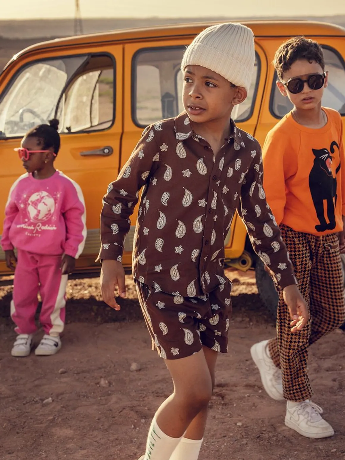Mini Rodini Society Panel Sweatshirt