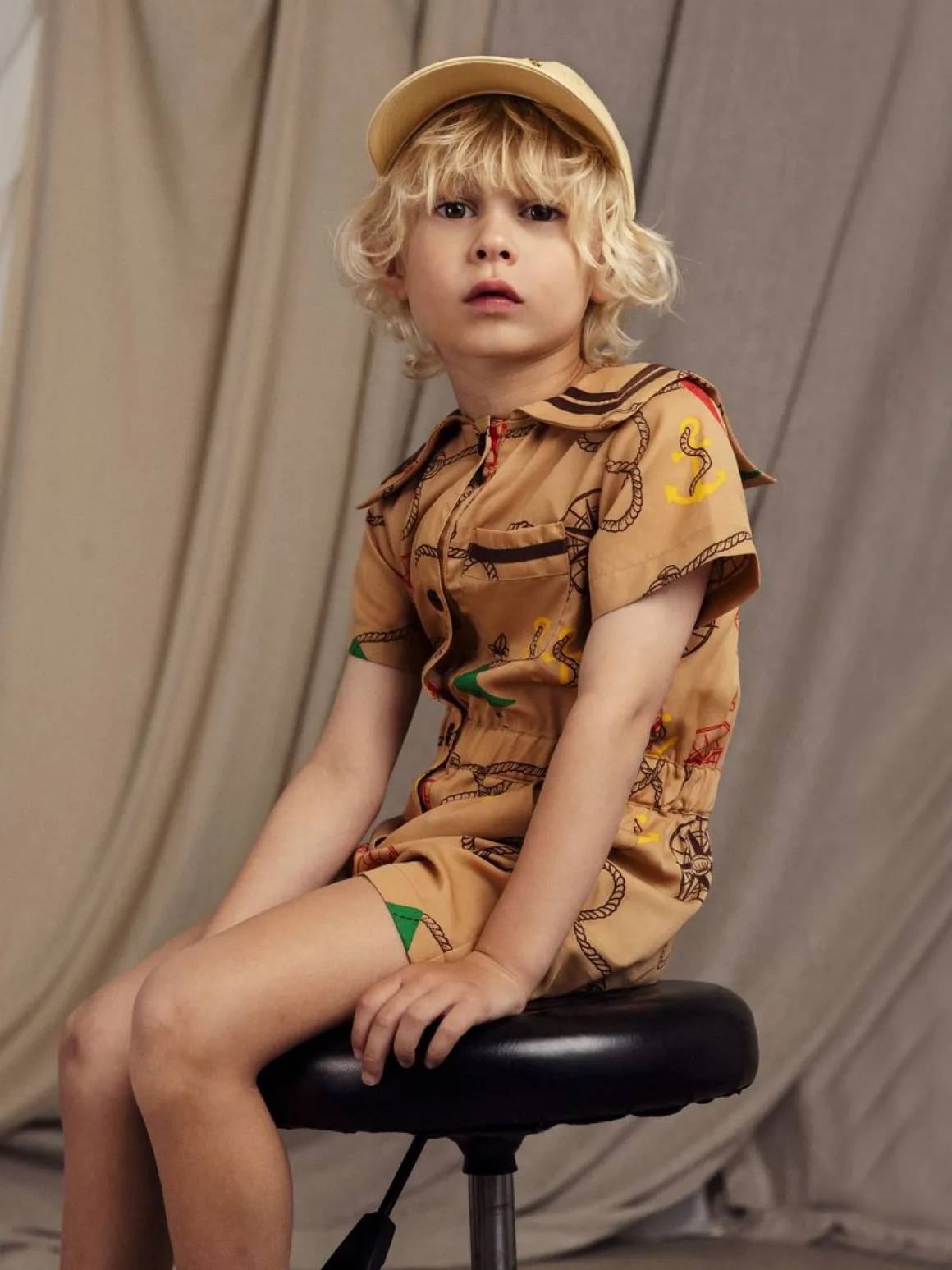 Nautical Vävd Jumpsuit