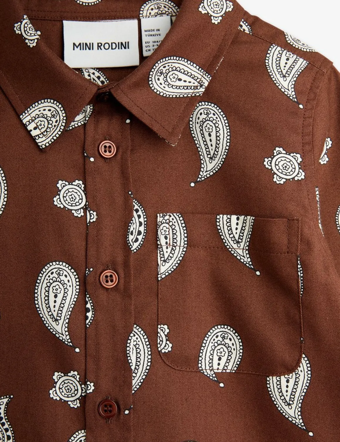 Paisley Vävd Skjorta