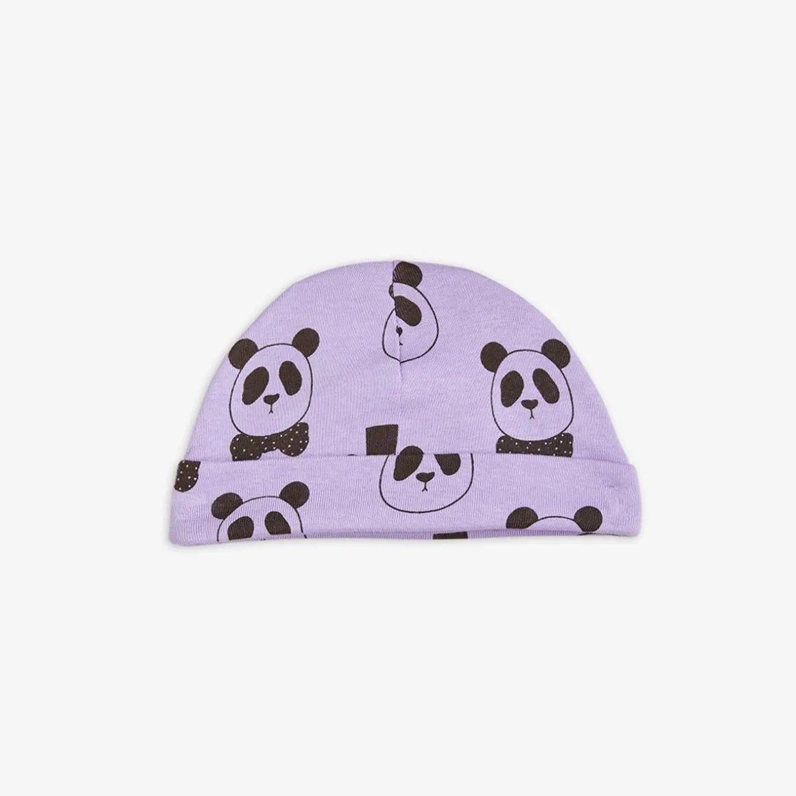 Panda Baby Beanie Lila