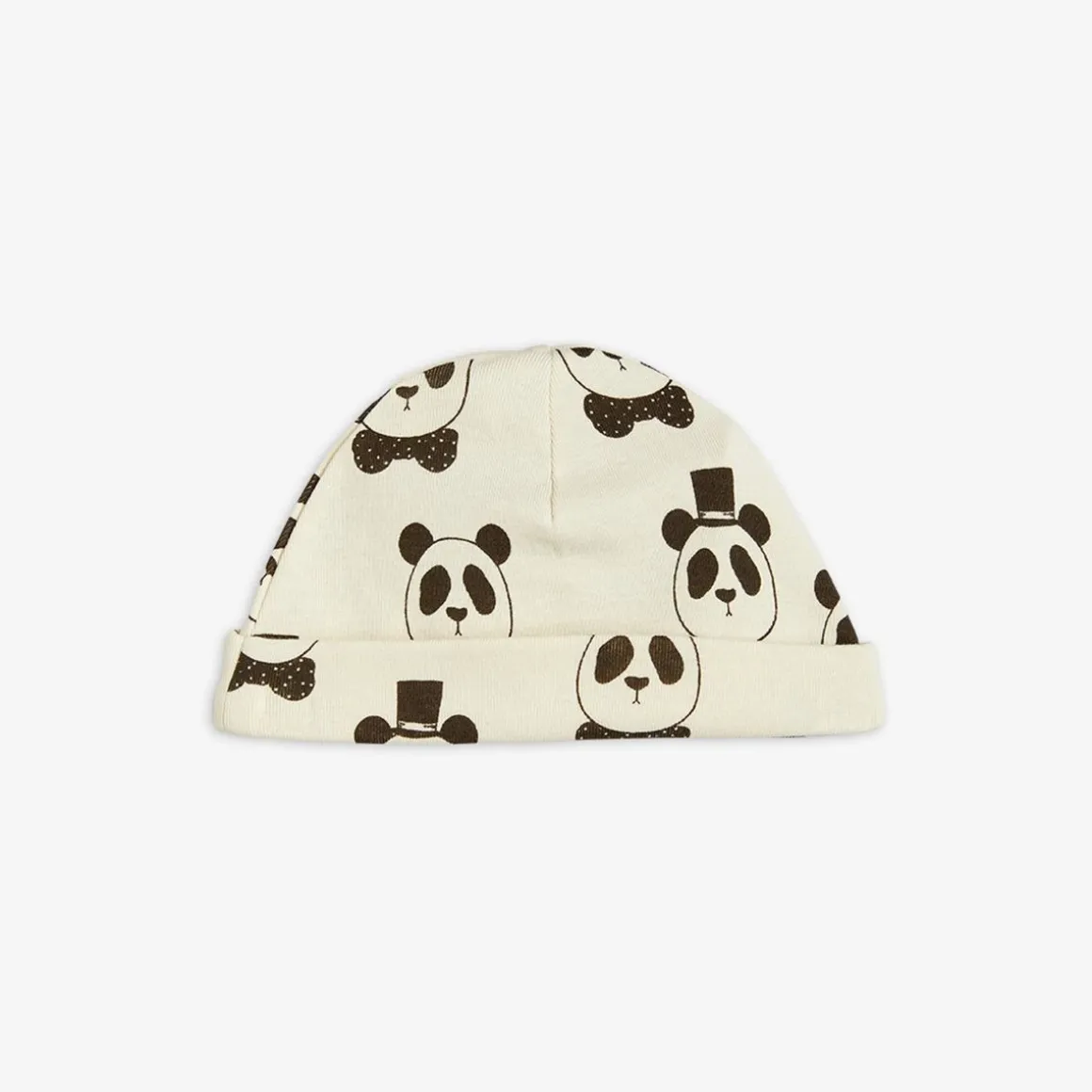 Panda Baby Beanie Offwhite