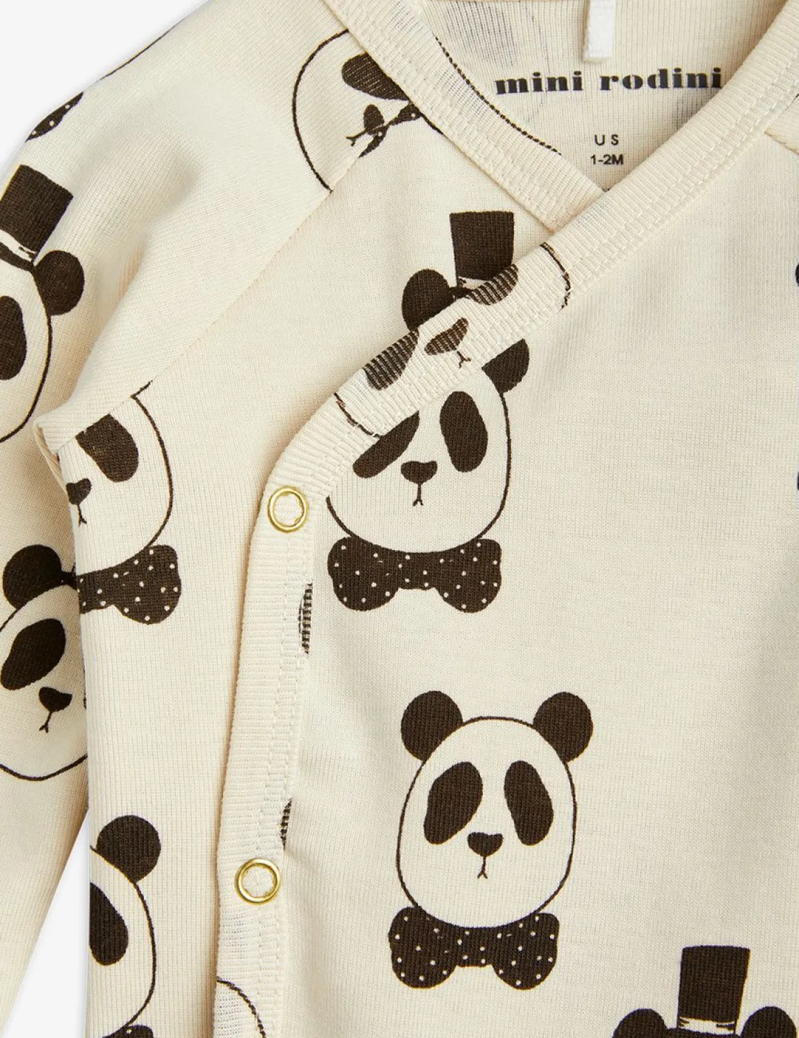 Panda Omlottbody Offwhite