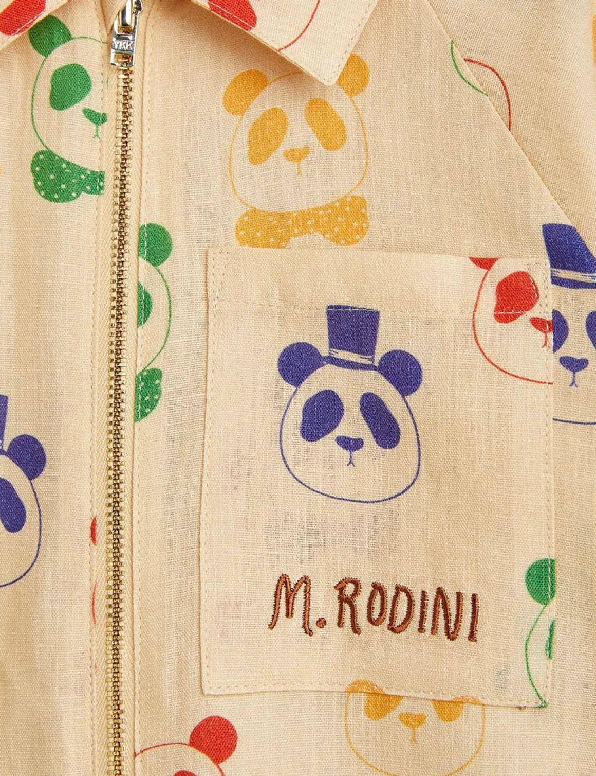 Panda Vävd Jumpsuit