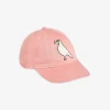 Pigeon Broderad Keps Rosa