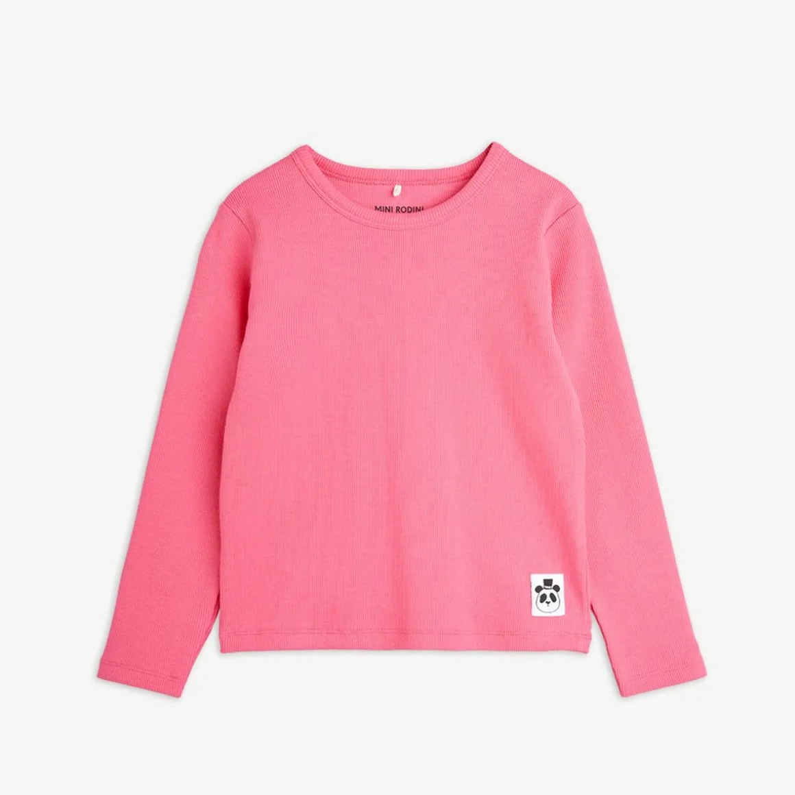 Ribbad Långärmad T-shirt