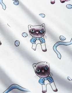 Siamese Cat Långärmad Body