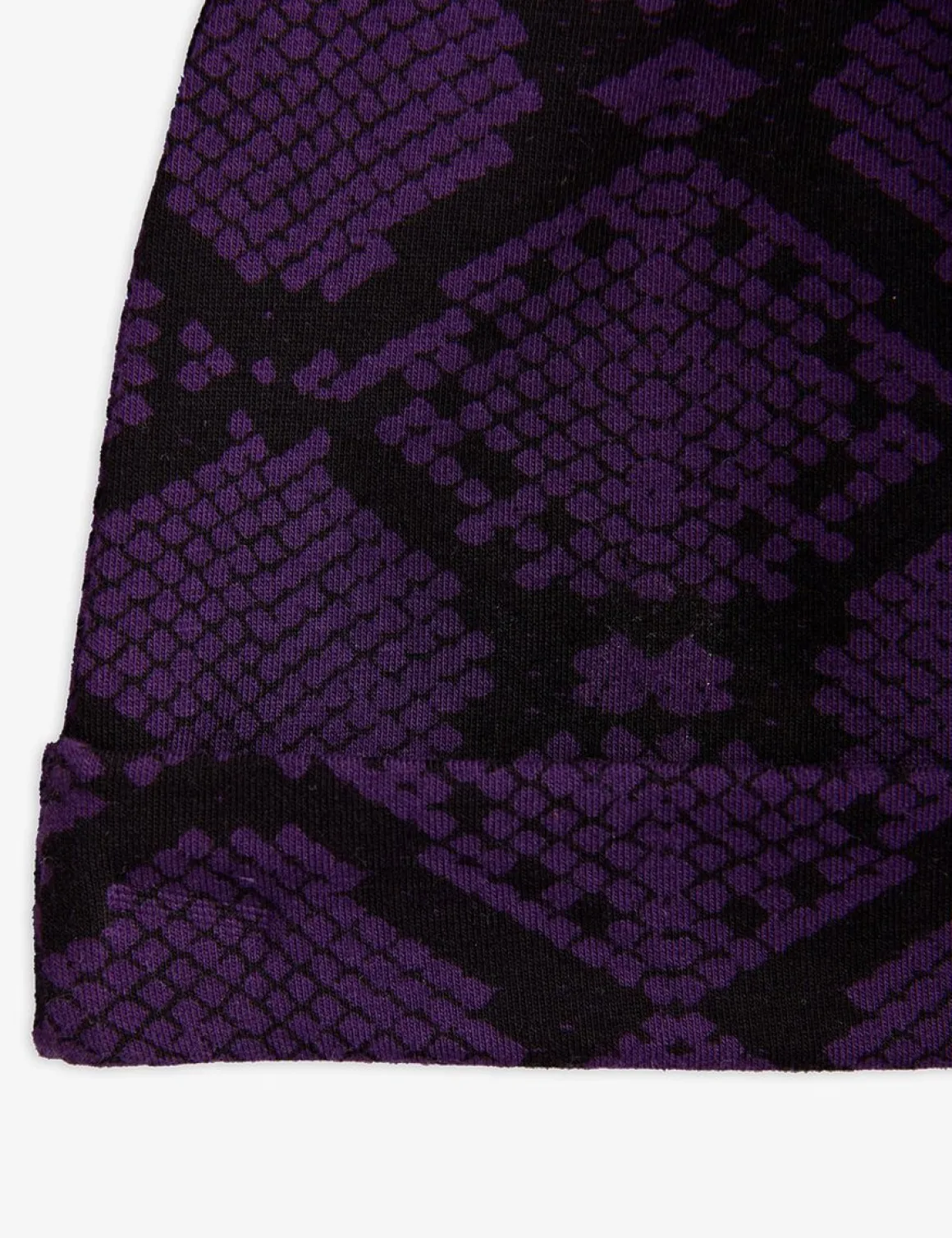 Snakeskin Beanie Lila