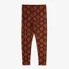 Snakeskin Leggings Brun