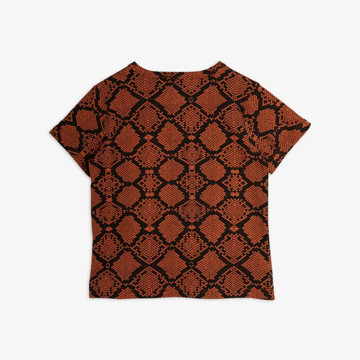 Snakeskin T-shirt Brun