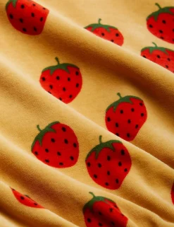 Strawberries Velour Byxor