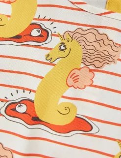 Unicorn Seahorse Vävd Blus