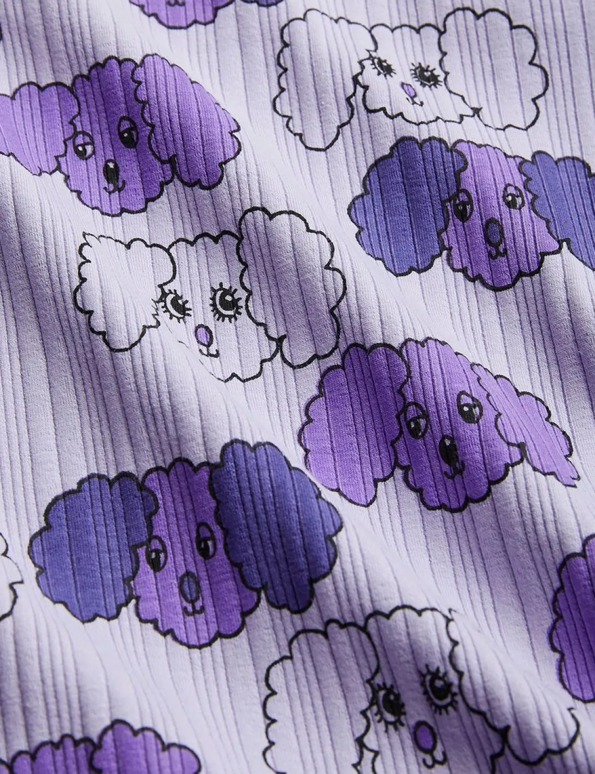 Upcyclad Fluffy Dog Långärmad T-Shirt