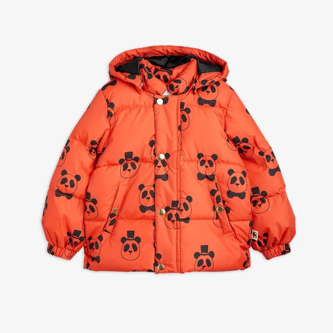 Upcyclad Panda Puffjacka
